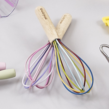 coloured wire whisks