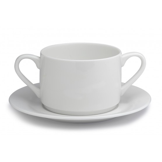 Glacier Soup Cup Saucer . FG SPC 022. FG SPS 175