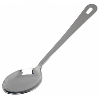 9.5-inch Catering Serving Utensil Set Dishwasher Safe GoGeiLi Stainless Steel Serving Spoon and Serving Fork Set Include 3 Large Serving Spoon and 3 Serving Fork 